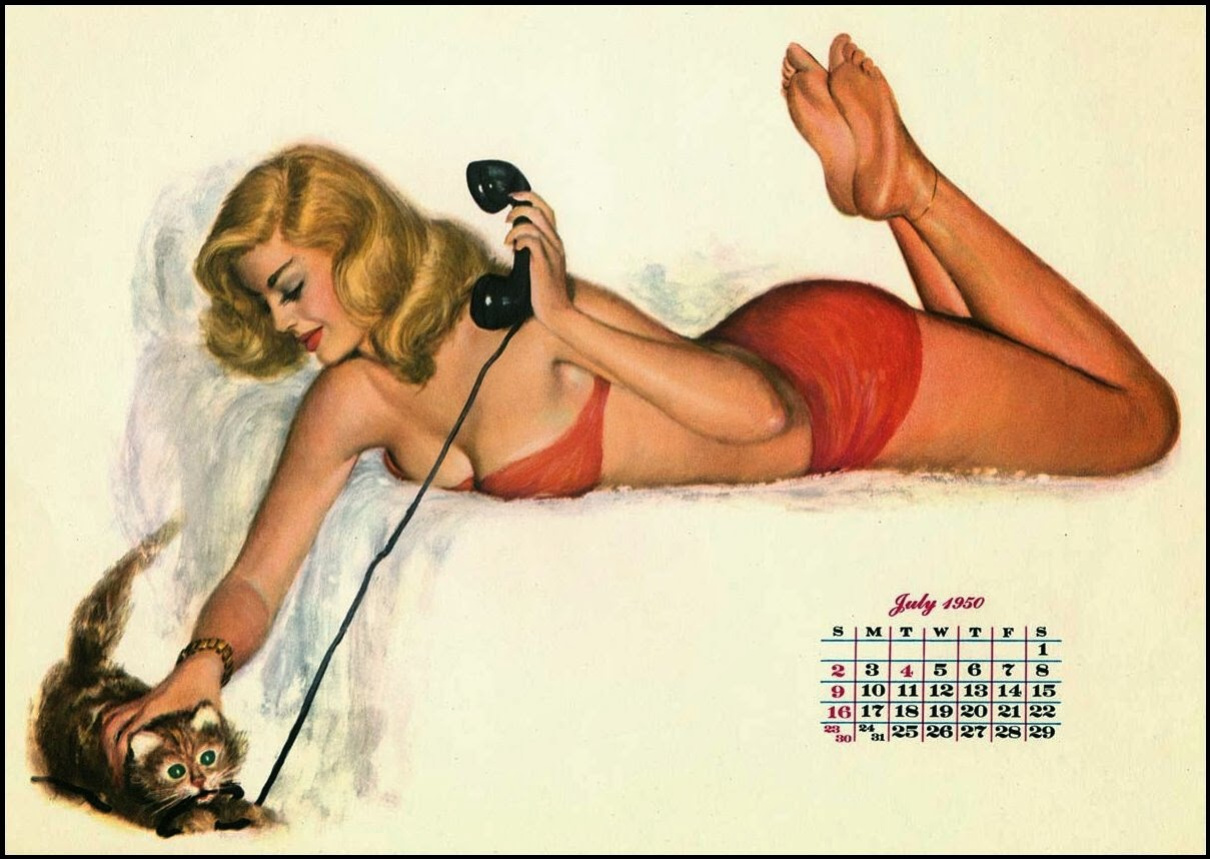 Al Moore - 1950 Esquire Girl Calendar