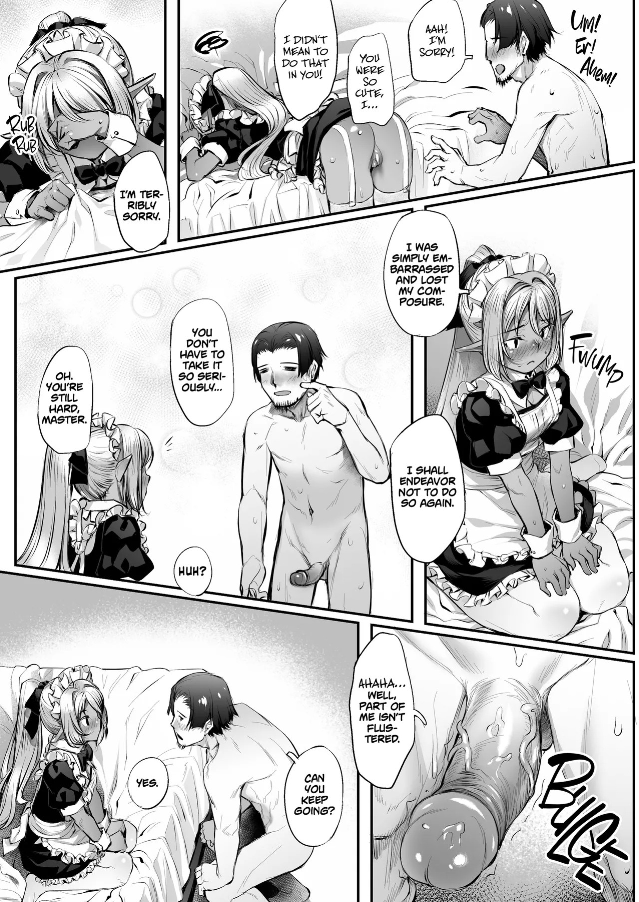 [Area14 (Kasei)] Maid-san to no Seikatsu | Life With a Dark Elf Maid [English] [J18] [Decensored] [Digital]