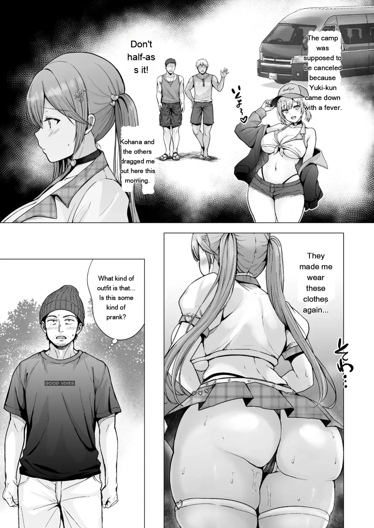 [Graphic L (Erun)] Soshite Kyou mo Moteasobareru 4 ~Yama Camp! Cosplay Hen~ [Eng][MTL]