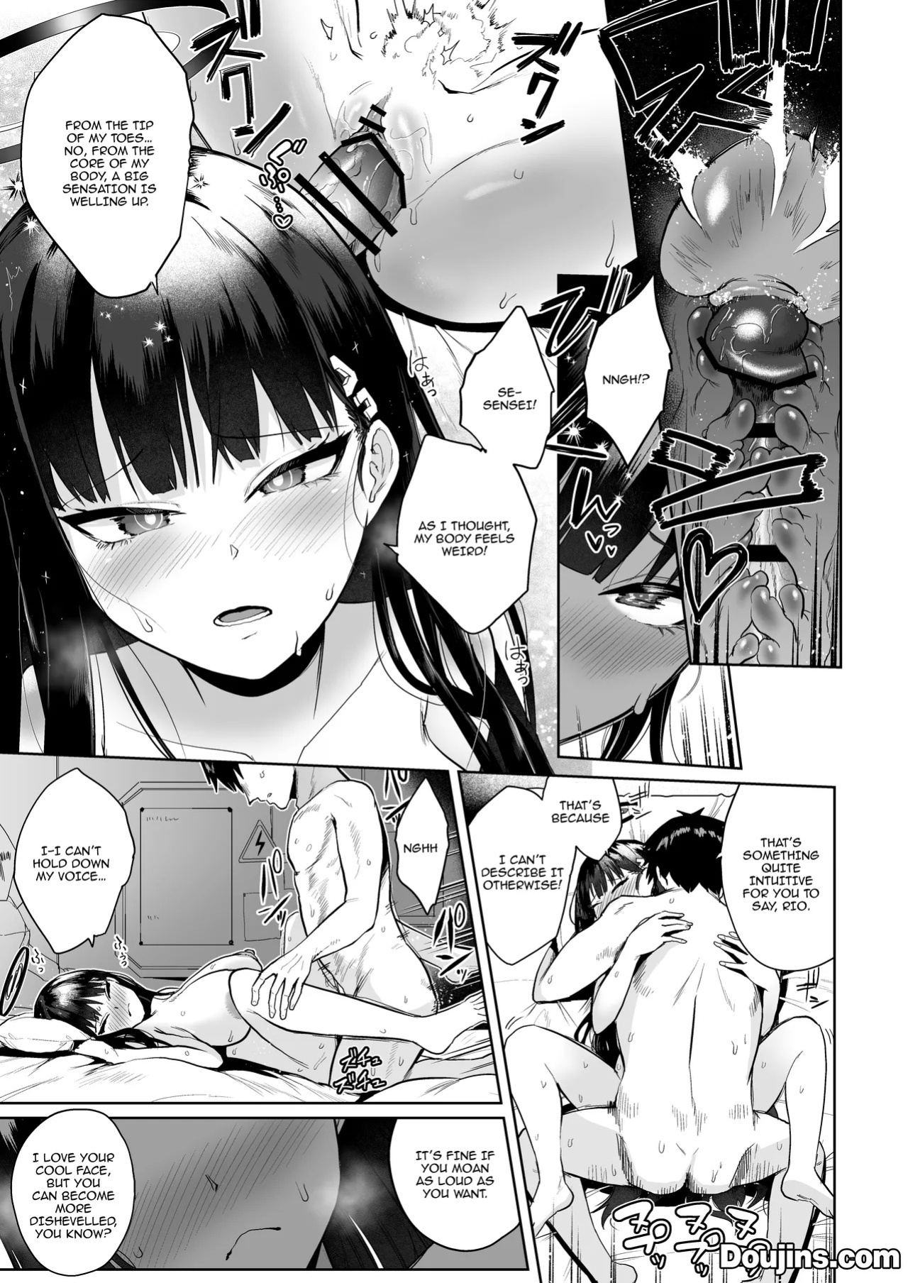 [Owakari Itadaketa darou ka (Umiyamasoze)] Rio no Gouriteki Sex to Sensei no Higouriteki Sex | Rio's Logical Sex and Sensei's Illogical Sex (Blue Archive) [English] {Doujins.com} [Digital]