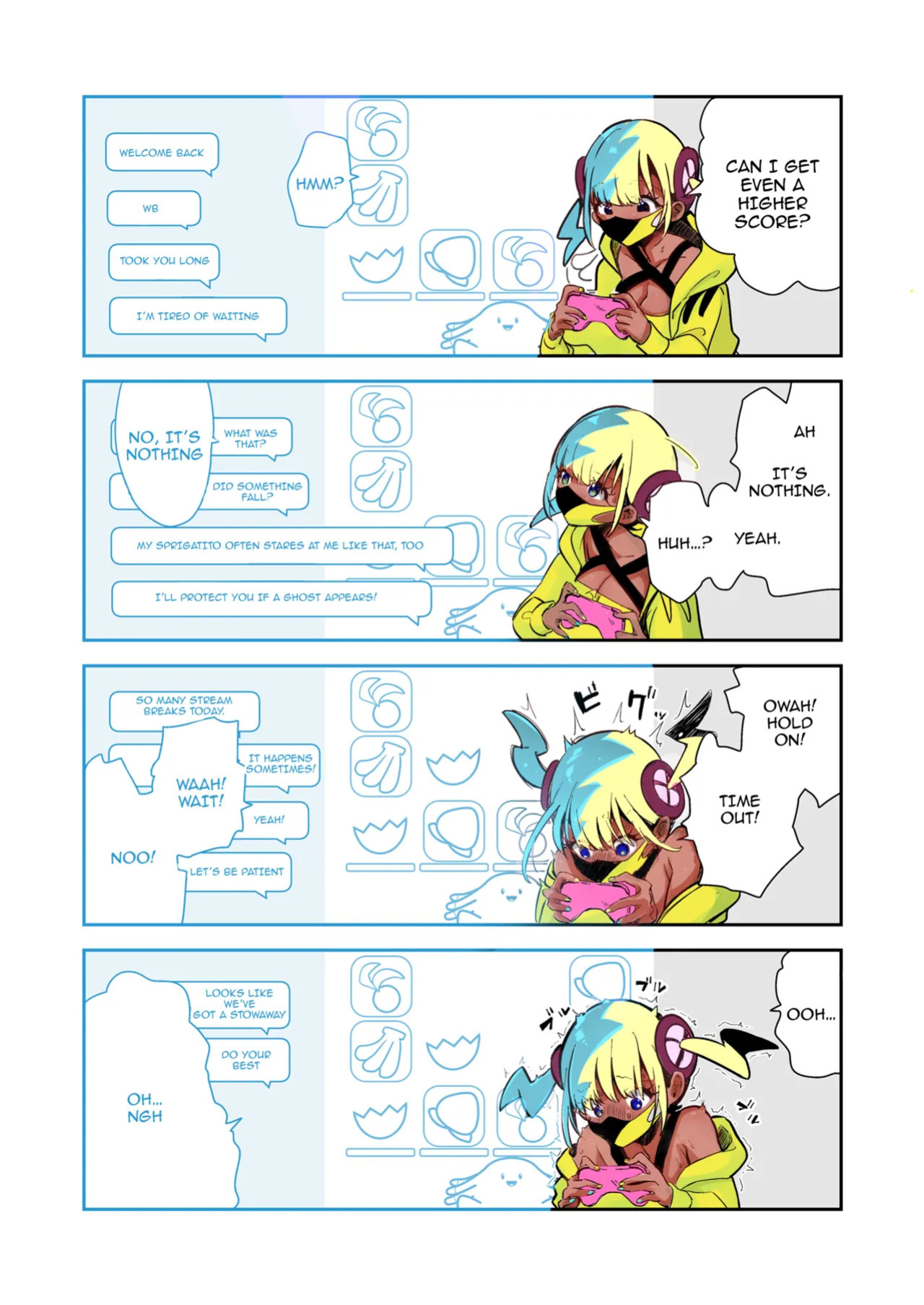 [chori (Chorimokki)] Boku wa Canari Kenzen nano de Ero Haishin wa Shinaizo!! | Canari's Well-Behaved So She Won't Do A Lewd Livestream!! (Pokémon LEGENDS Z-A) [English] {Doujins.com} [Colorized] [Decensored] [Digital]
