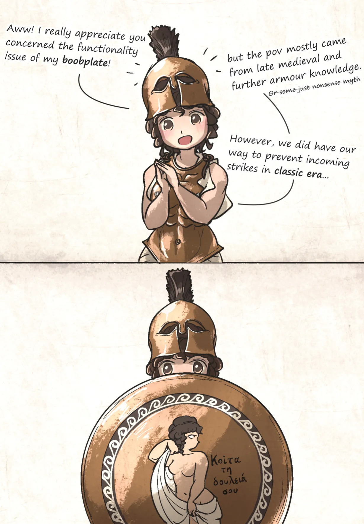 [Ironlily] Minoan & Hoplite Waifus
