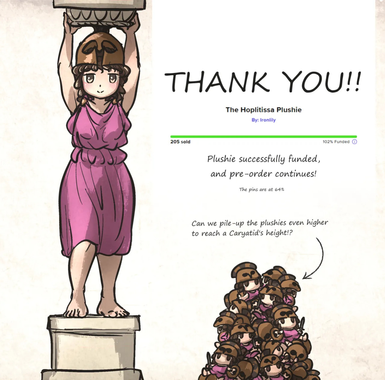 [Ironlily] Minoan & Hoplite Waifus