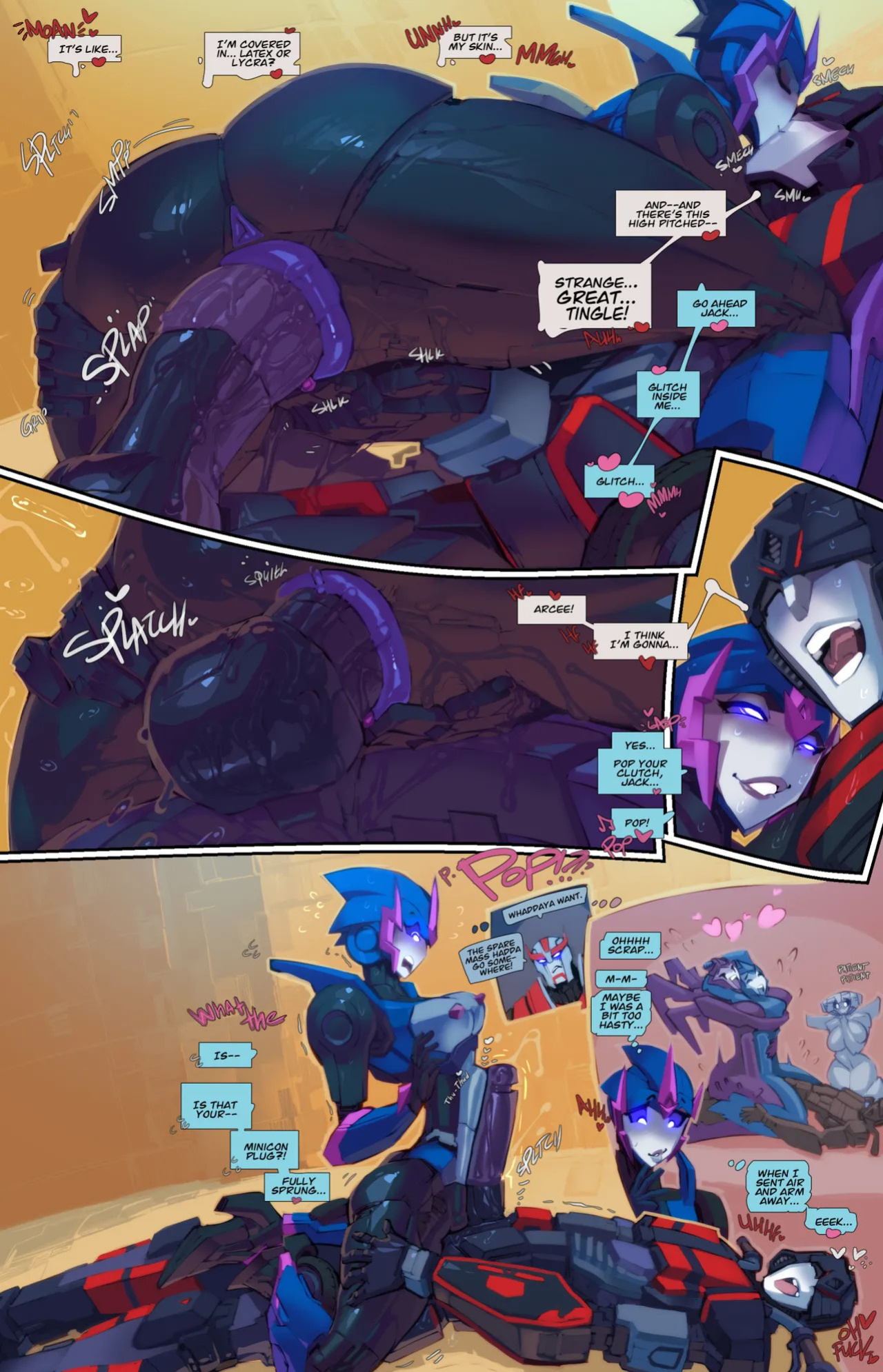 [Fred Perry] Jack X Arcee: "Autobutt Jack" (Transformer)