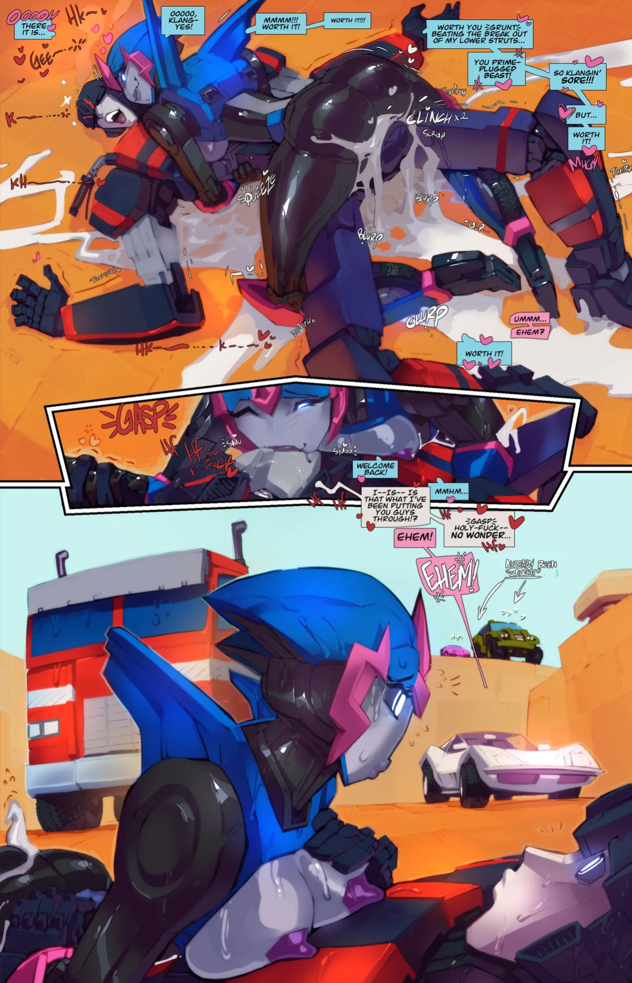 [Fred Perry] Jack X Arcee: "Autobutt Jack" (Transformer)