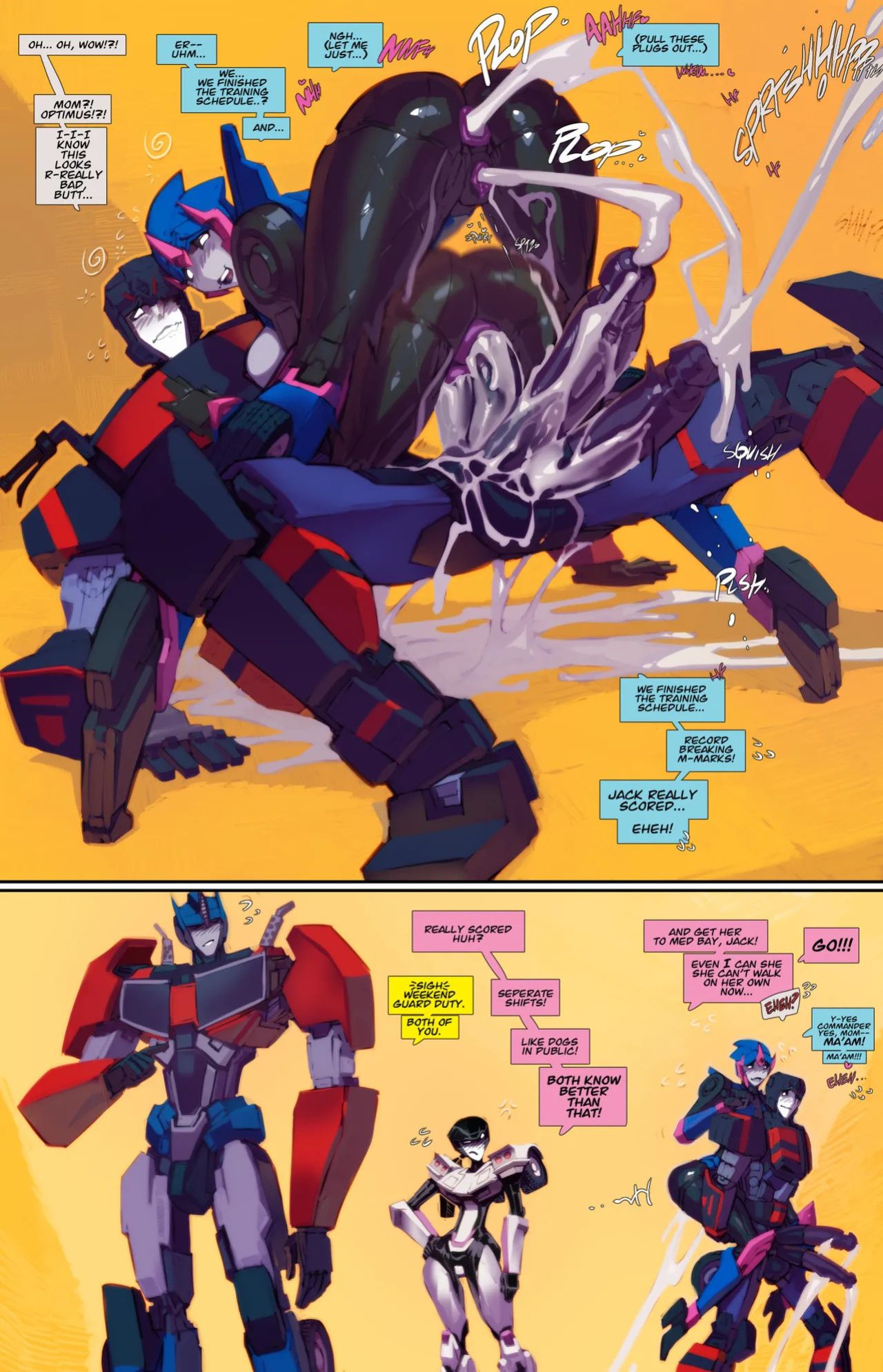 [Fred Perry] Jack X Arcee: "Autobutt Jack" (Transformer)