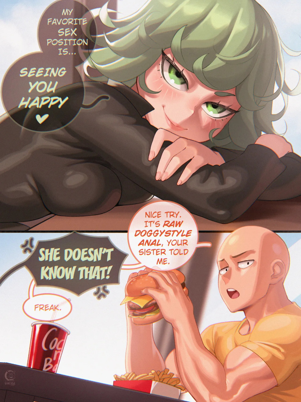 [Windmill G] Tatsumaki x Saitama (One-Punch Man)