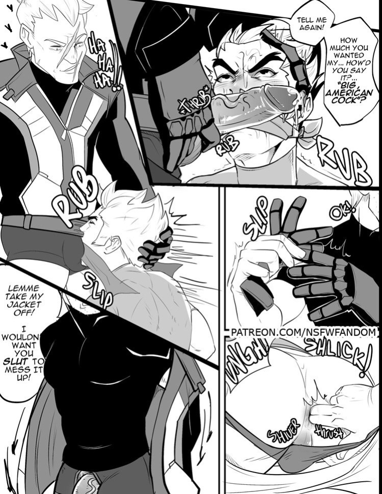 [thensfwfandom] Genji and Soldier 76 – Overwatch dj [Eng]