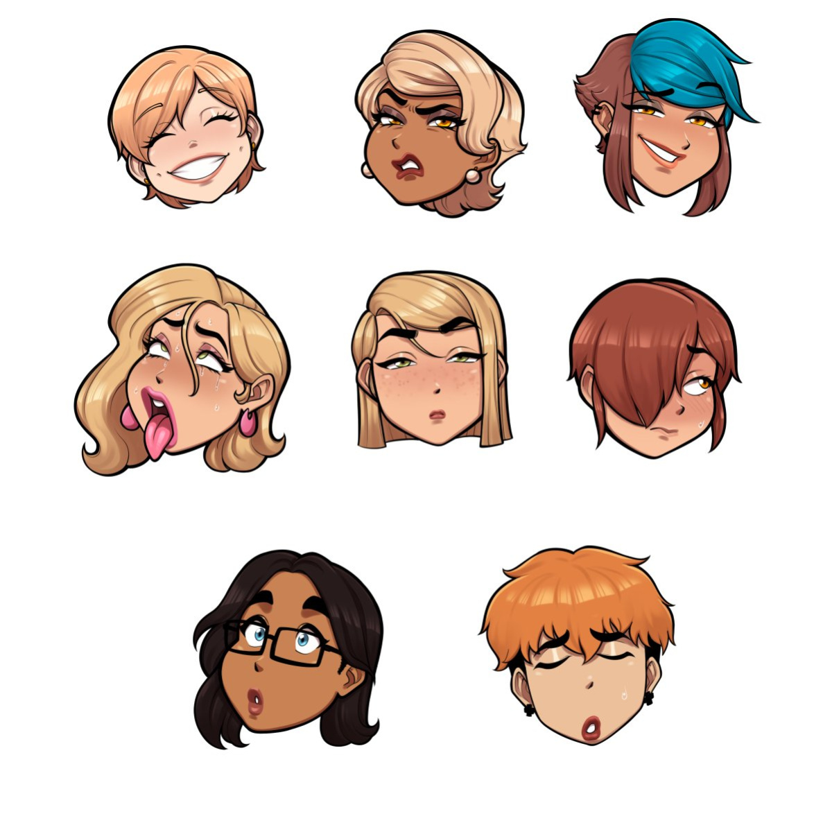 [various] Vanessa & Nadia Hughes (OCs by MrPotatoParty)