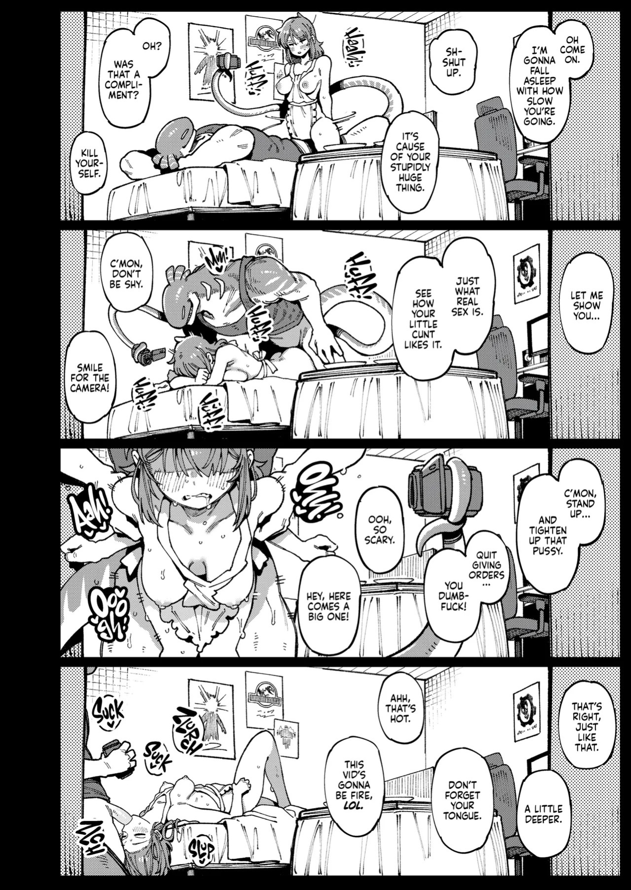 [Hoshoku Shoujo (Karasu Chan)] Watashi ni Konna Kuchi Kiite, Oya Gatcha Shippai shita no ka | Don't Feed the Trolls [English] [J18] [Decensored] [Digital]