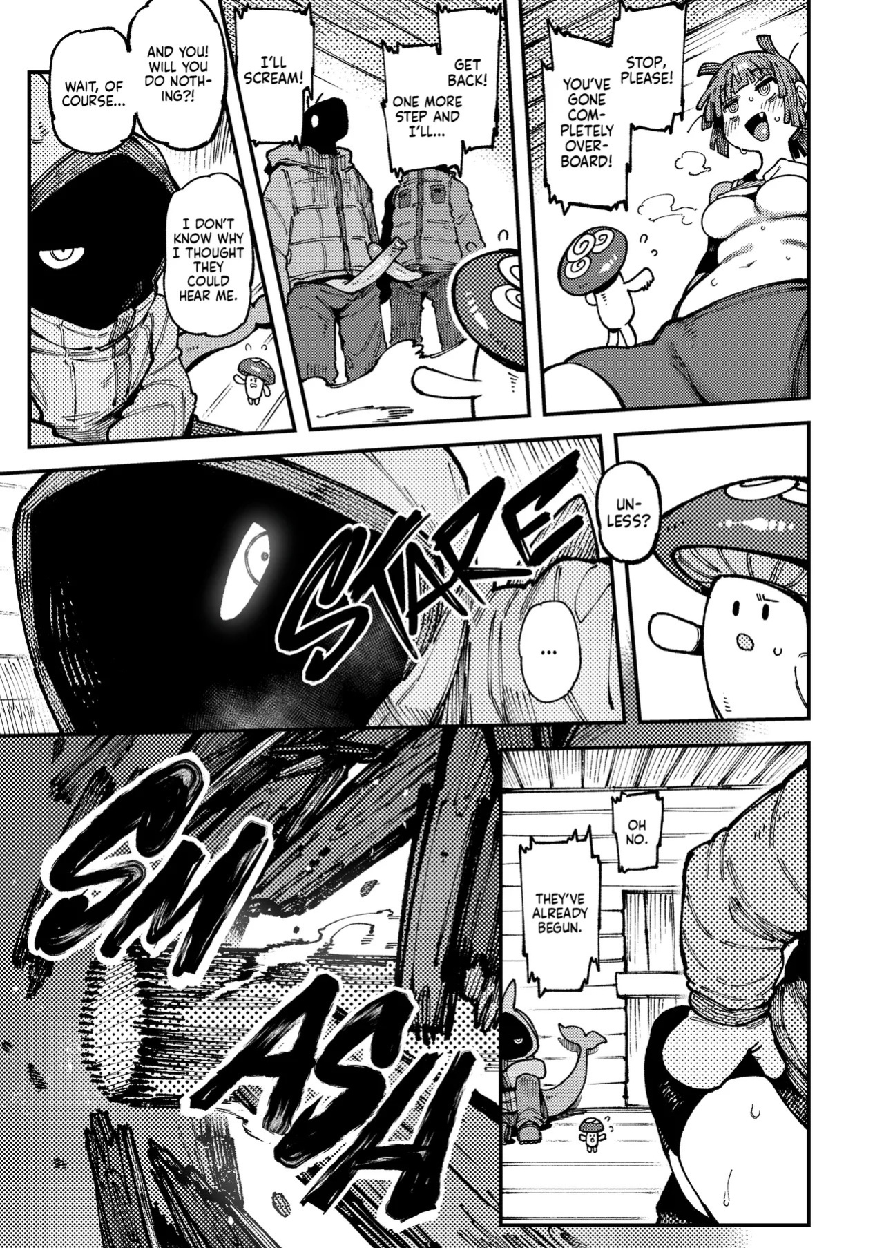 [Hoshoku Shoujo (Karasu Chan)] Ie ga Shike Sugite Haete Kita Genkaku Yuuhatsu Suru Kinoko o Goshoku Shite Hatsujou Shita Ato no Are ya Kore 2 | What Happened After My Place Got So Humid It Grew Magic Mushrooms and I Ate Them and Got Super Horny! 2 [Englis