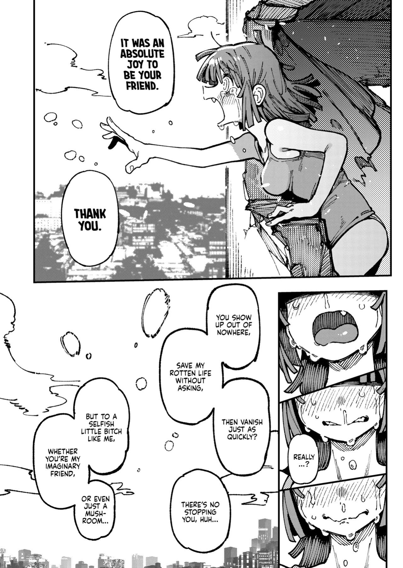 [Hoshoku Shoujo (Karasu Chan)] Ie ga Shike Sugite Haete Kita Genkaku Yuuhatsu Suru Kinoko o Goshoku Shite Hatsujou Shita Ato no Are ya Kore 2 | What Happened After My Place Got So Humid It Grew Magic Mushrooms and I Ate Them and Got Super Horny! 2 [Englis
