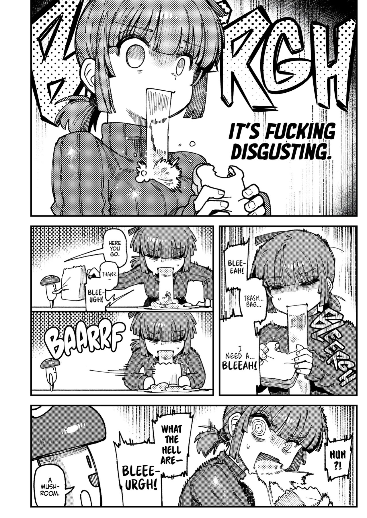 [Hoshoku Shoujo (Karasu Chan)] Ie ga Shike Sugite Haete Kita Genkaku Yuuhatsu Suru Kinoko o Goshoku Shite Hatsujou Shita Ato no Are ya Kore | What Happened After My Place Got So Humid It Grew Magic Mushrooms and I Ate Them and Got Super Horny! [English] [