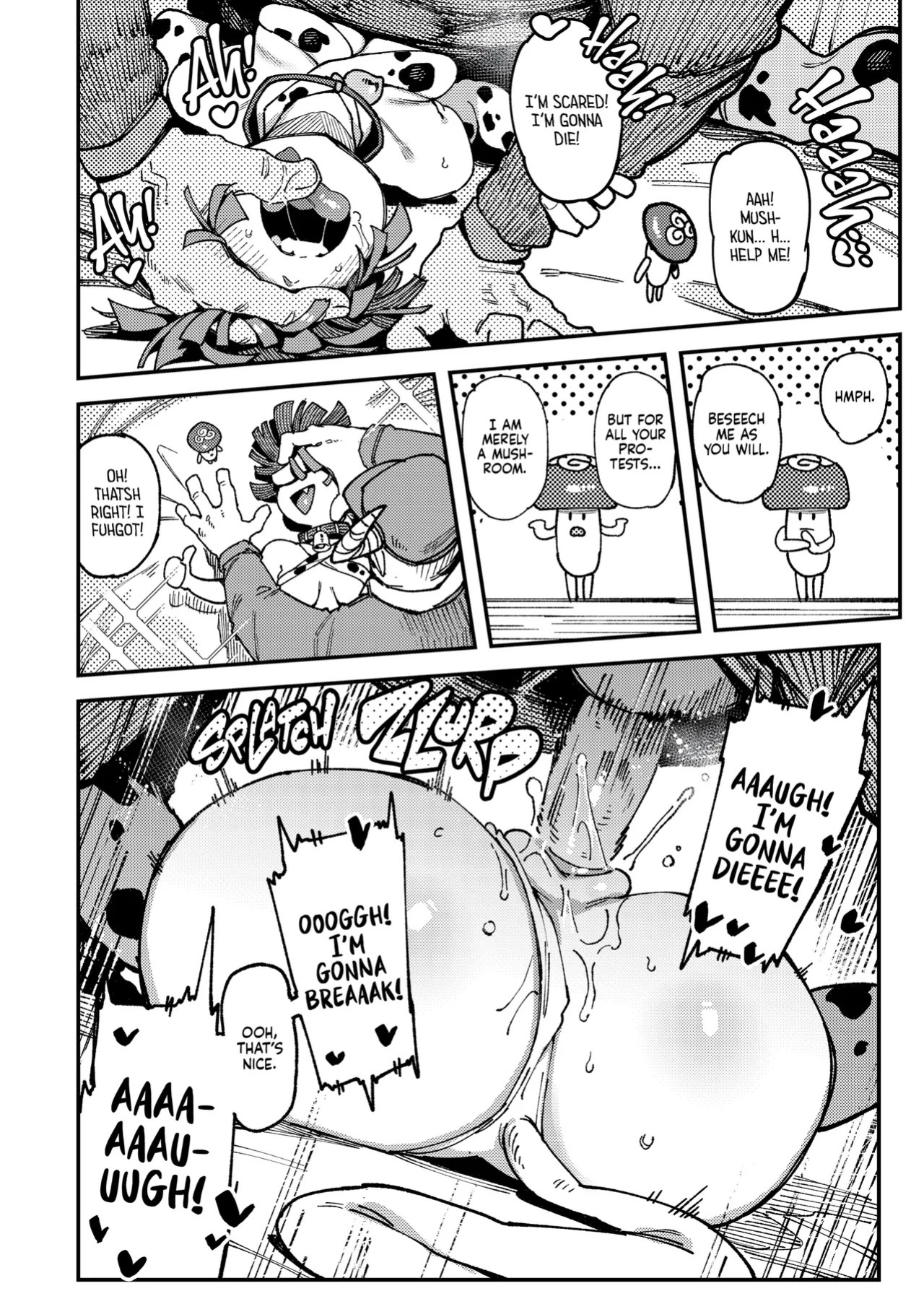 [Hoshoku Shoujo (Karasu Chan)] Ie ga Shike Sugite Haete Kita Genkaku Yuuhatsu Suru Kinoko o Goshoku Shite Hatsujou Shita Ato no Are ya Kore | What Happened After My Place Got So Humid It Grew Magic Mushrooms and I Ate Them and Got Super Horny! [English] [
