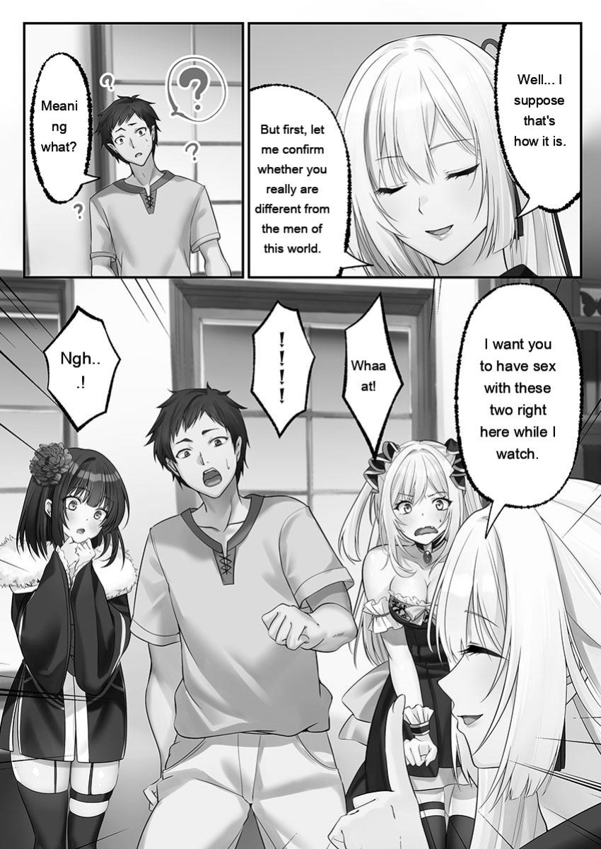 [Kumakko] Awahime-tachi no Hame-hajime -Pure Otoko Shika Inai Sekai de, Ore Dake Dosukebe Musou- [Eng][MTL]