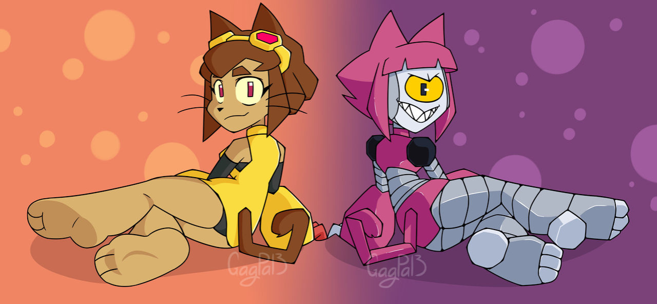 (Gameoverse) Tickling and paws artwork