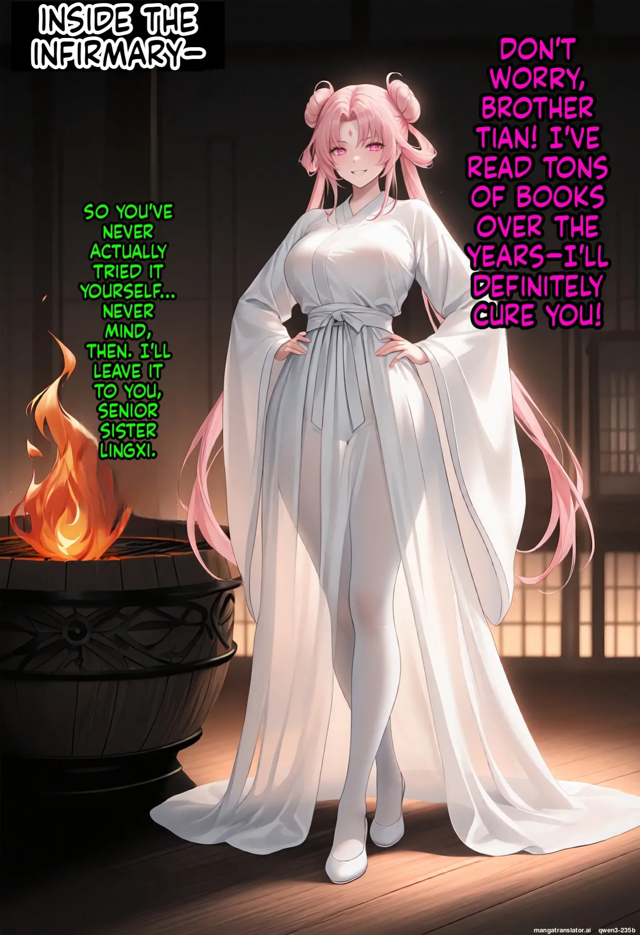 the divine healer junior sister is NTR'd and humiliated by me—the guy with the tiny cock[AI Generated