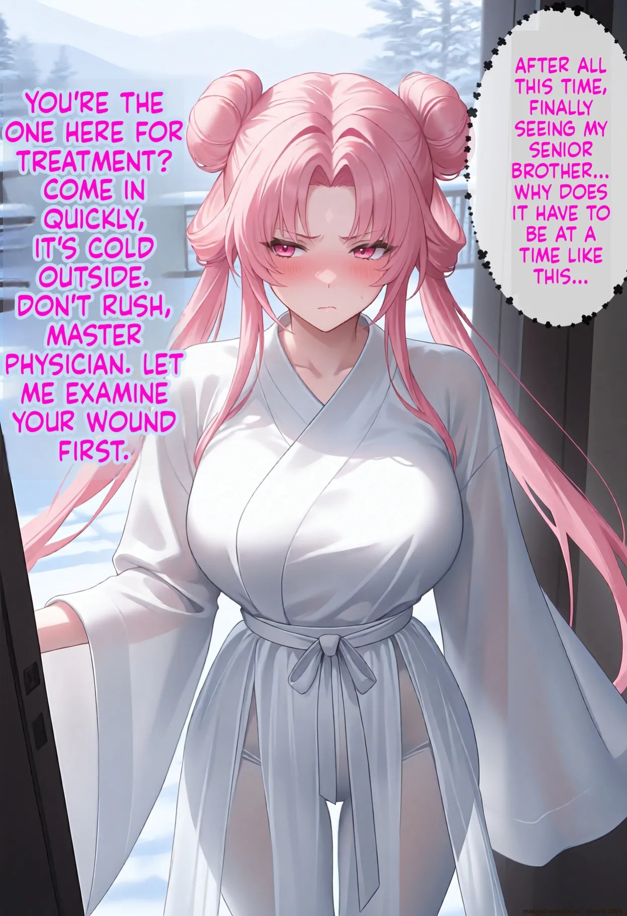 the divine healer junior sister is NTR'd and humiliated by me—the guy with the tiny cock[AI Generated