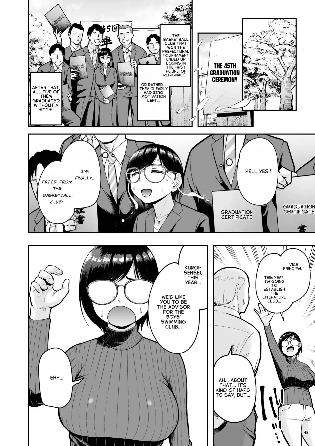 [Shittori Bouzu] AroThir Dokushin Josei Kyoushi wa Shishunki Danshi nanka Yori Tamattenda yo! [English] [Digital]