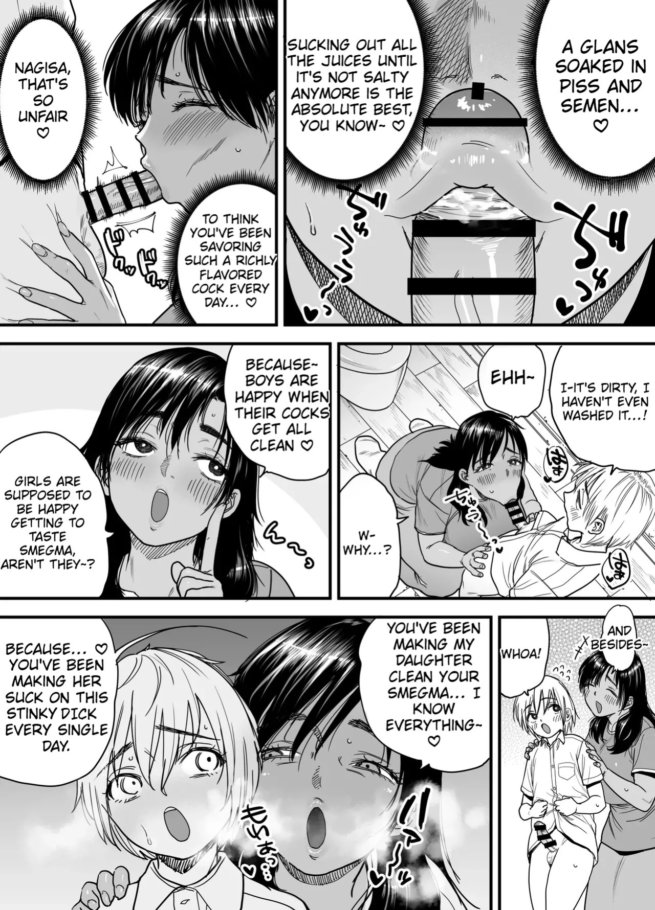 [Ishikarian (Maruyama Akira)] Tall, Tanned, Tomboyish! Nagisa-chan 3 — Since Pregnant Nagisa-chan Can't Do It, Nagisa's Hairy Mama Takes Care of the Sexual Relief: Sex Edition [English]