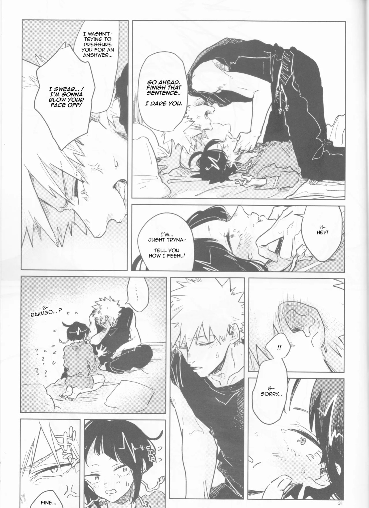 (Douyara Deban no Youda! 35) [pobee (Gurasuke)] Drunk, But Unharmed and Unashamed (Boku no Hero Academia) [English] [kireiTL]