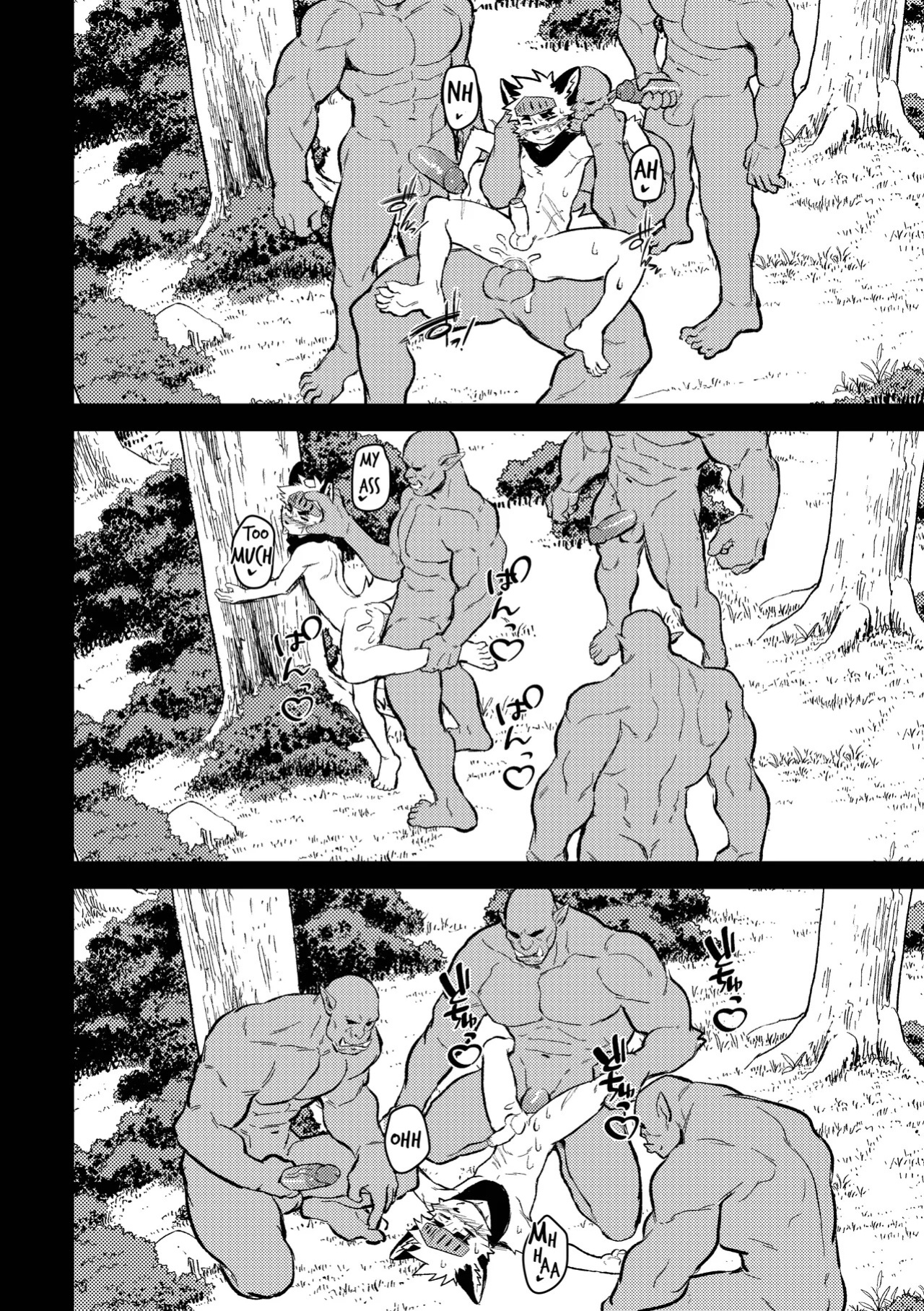 [HARD DROP (Mada Tarou)] Yuusha-sama ga Orc ni Mechakucha ni sareru Hanashi | A Tale of how the Great Hero got ruined by the Orcs [Eng] [Decensored]