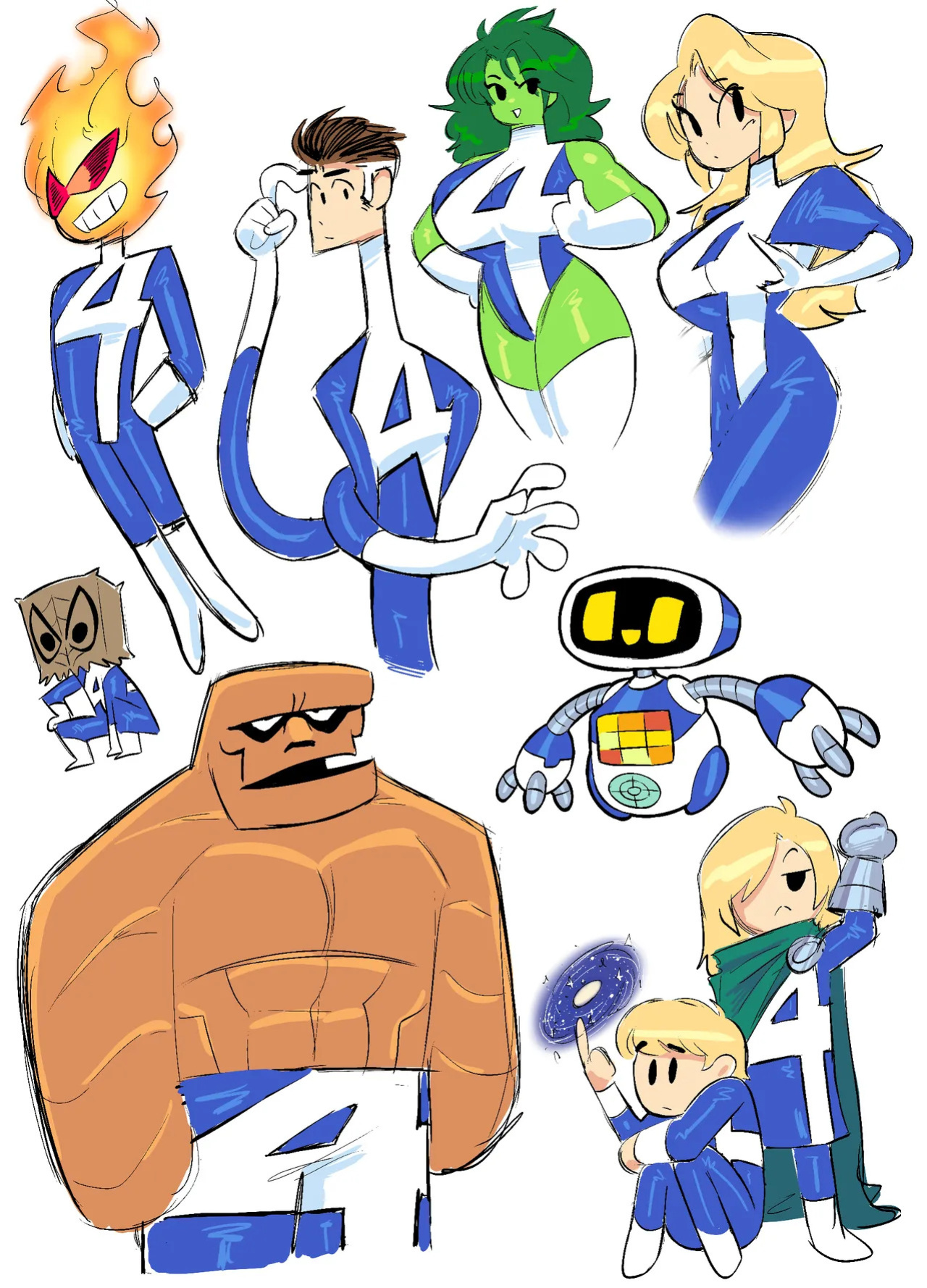 [Theguywhodrawsalot] I sure love me some Marvel girls