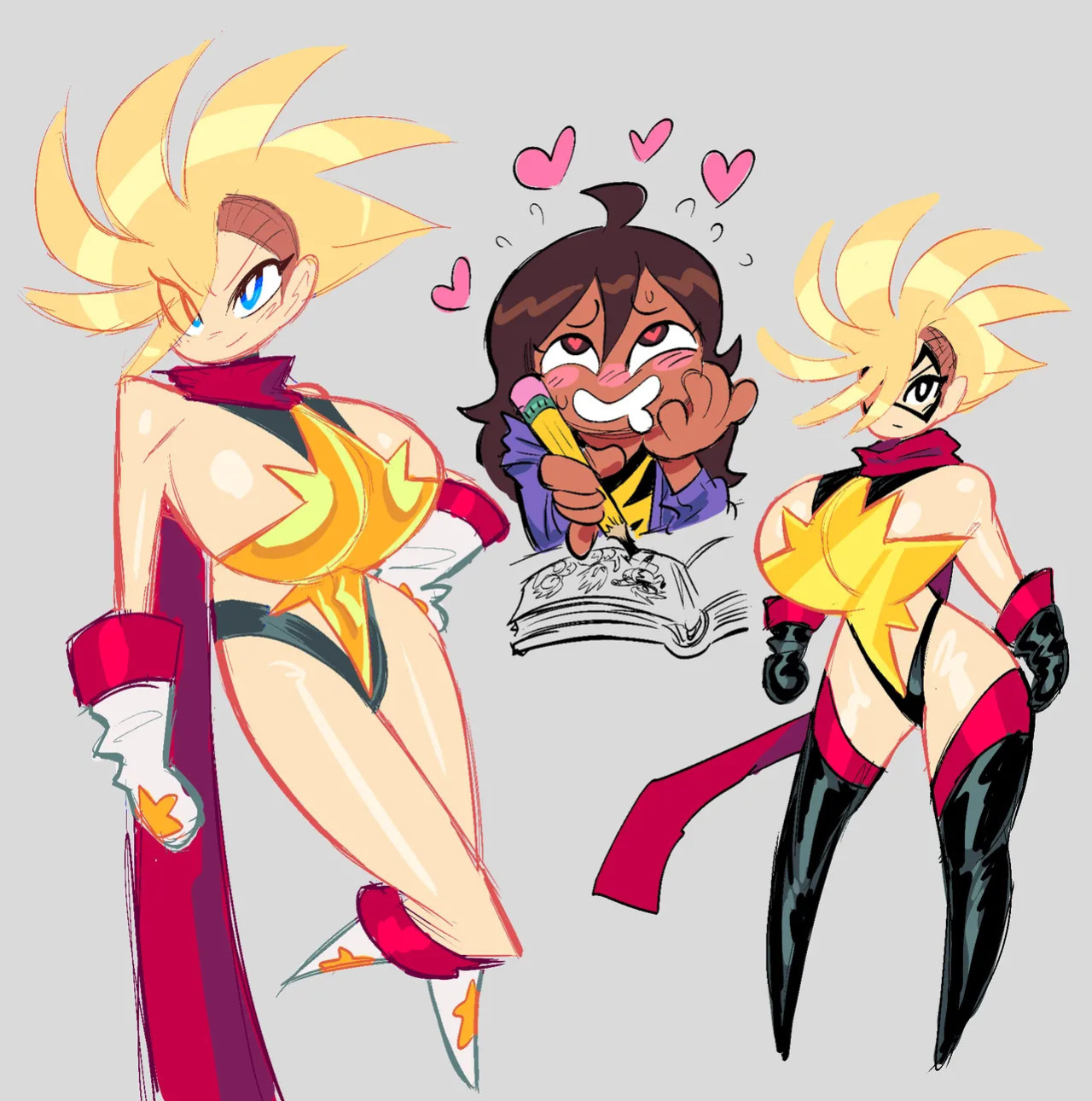[Theguywhodrawsalot] I sure love me some Marvel girls