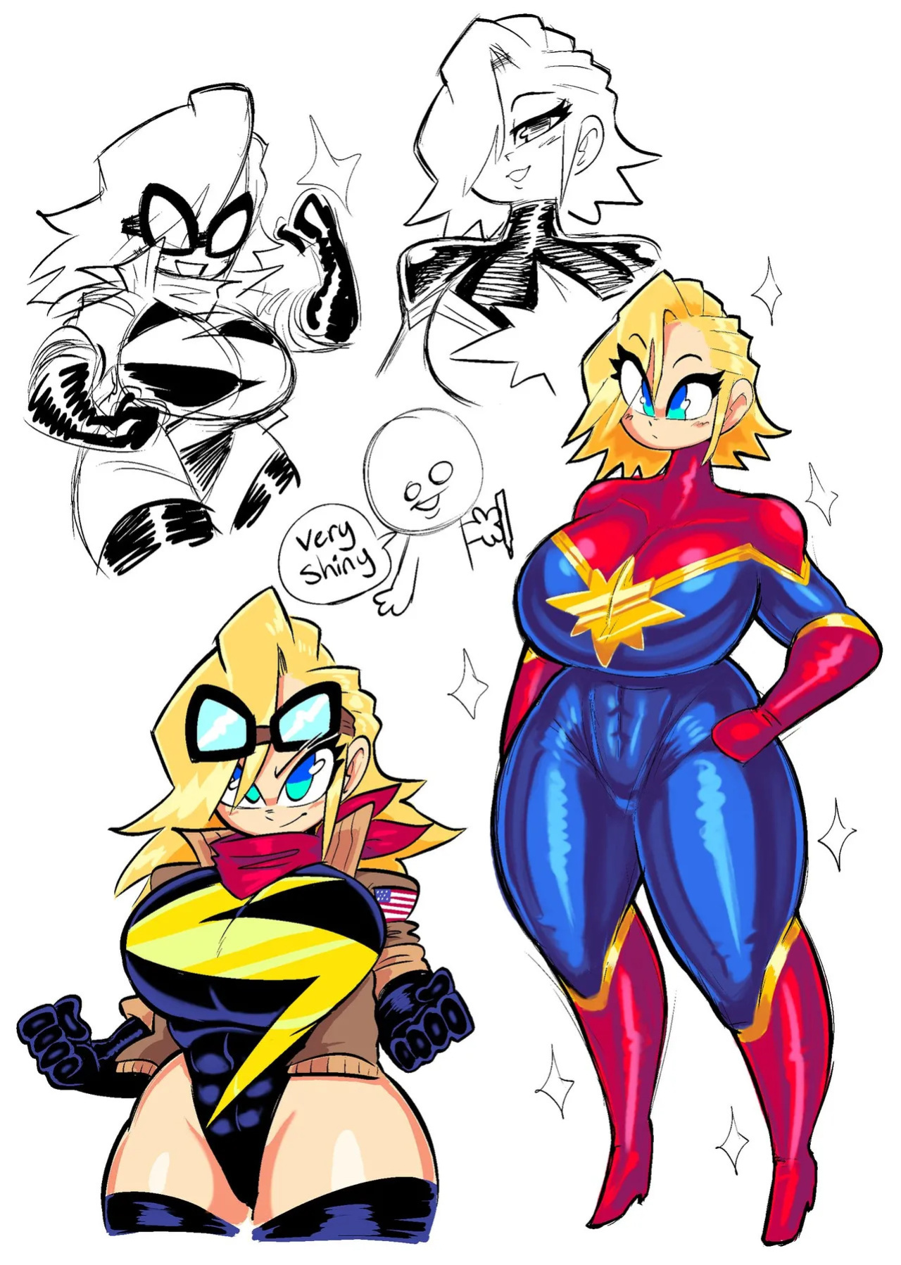 [Theguywhodrawsalot] I sure love me some Marvel girls