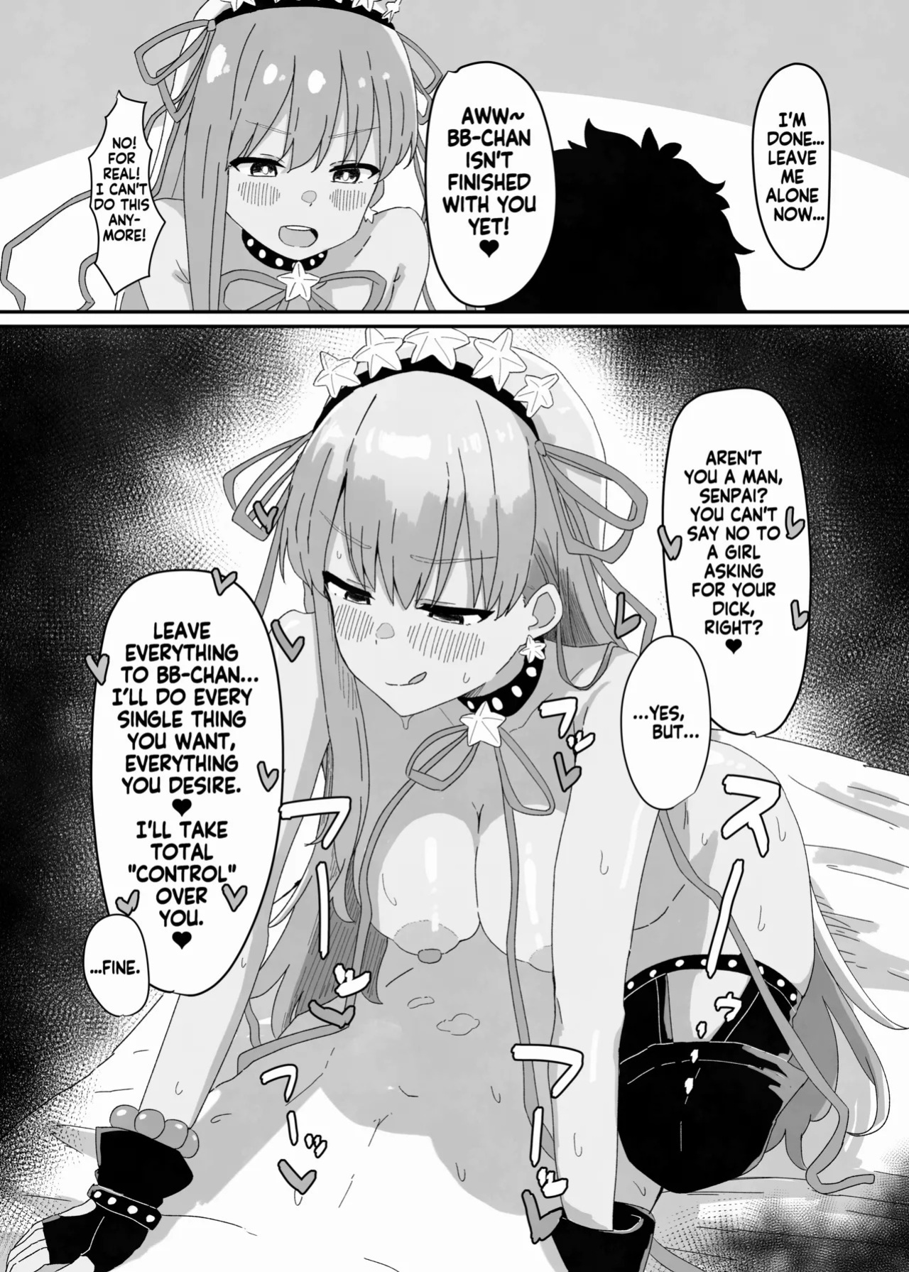 [Kyuuri no Fukazume (Shigureni)] BB-chan ga Zenbu Kanri Shichaimasu♥ | Leave Everything To BB-Chan ♥ (Fate/Grand Order) [Digital] [English] [KM_42]