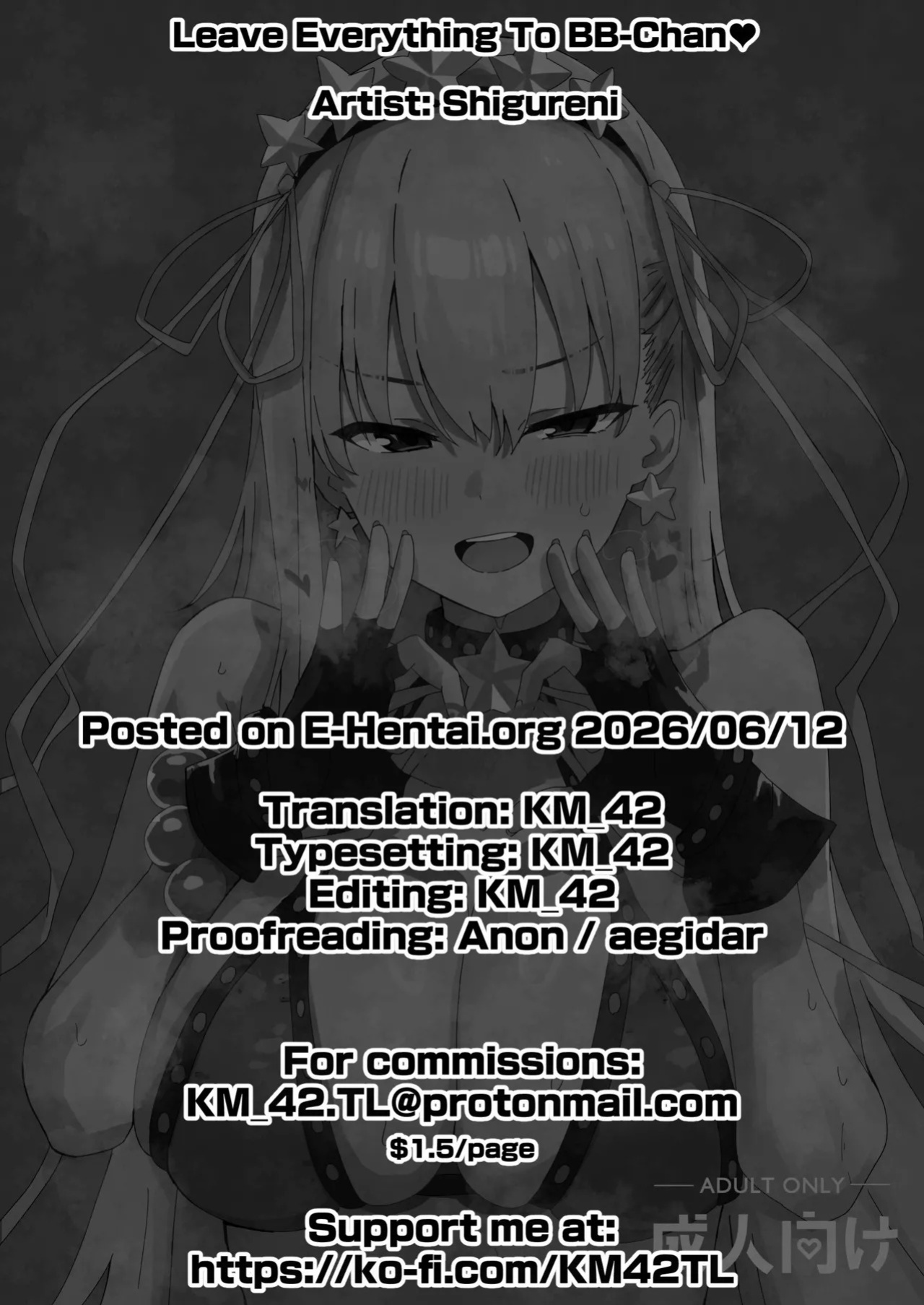 [Kyuuri no Fukazume (Shigureni)] BB-chan ga Zenbu Kanri Shichaimasu♥ | Leave Everything To BB-Chan ♥ (Fate/Grand Order) [Digital] [English] [KM_42]