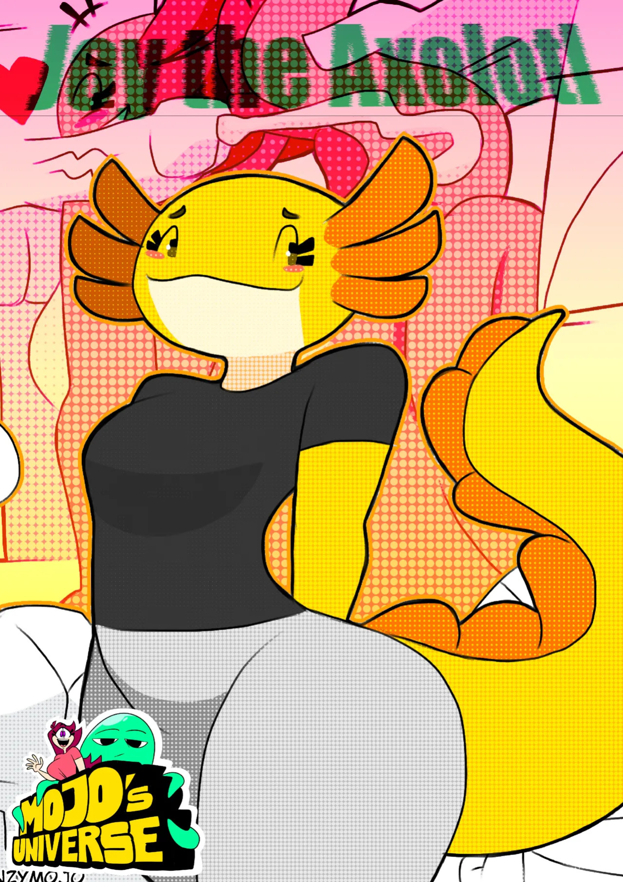 [MojoMontebon] Joy the Axolotl (MojoMontebon OC)