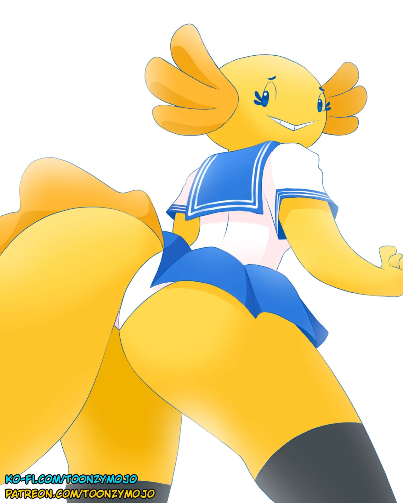 [MojoMontebon] Joy the Axolotl (MojoMontebon OC)