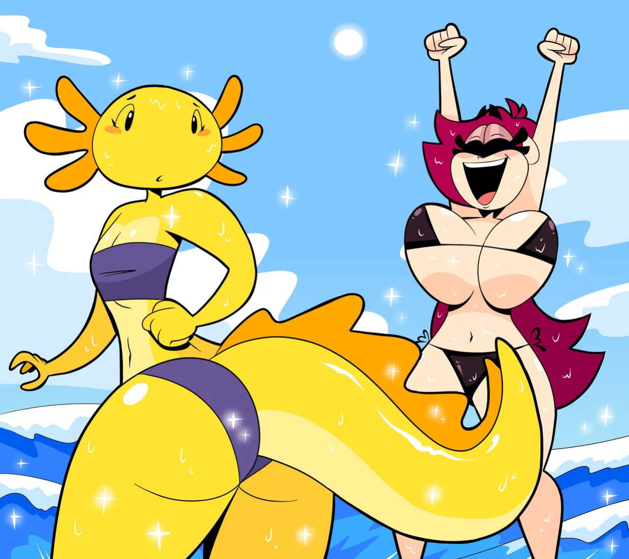 [MojoMontebon] Joy the Axolotl (MojoMontebon OC)