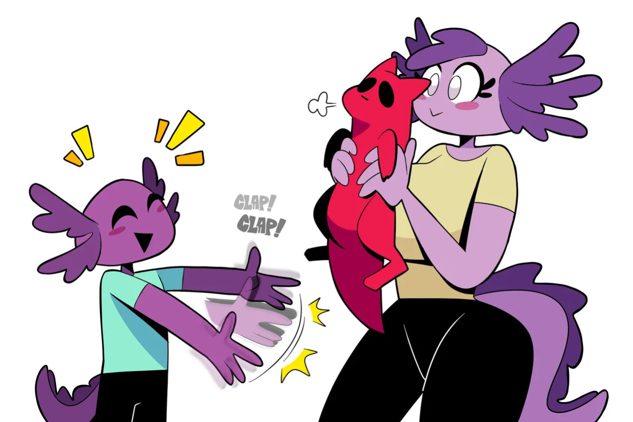 [MojoMontebon] Joy the Axolotl (MojoMontebon OC)