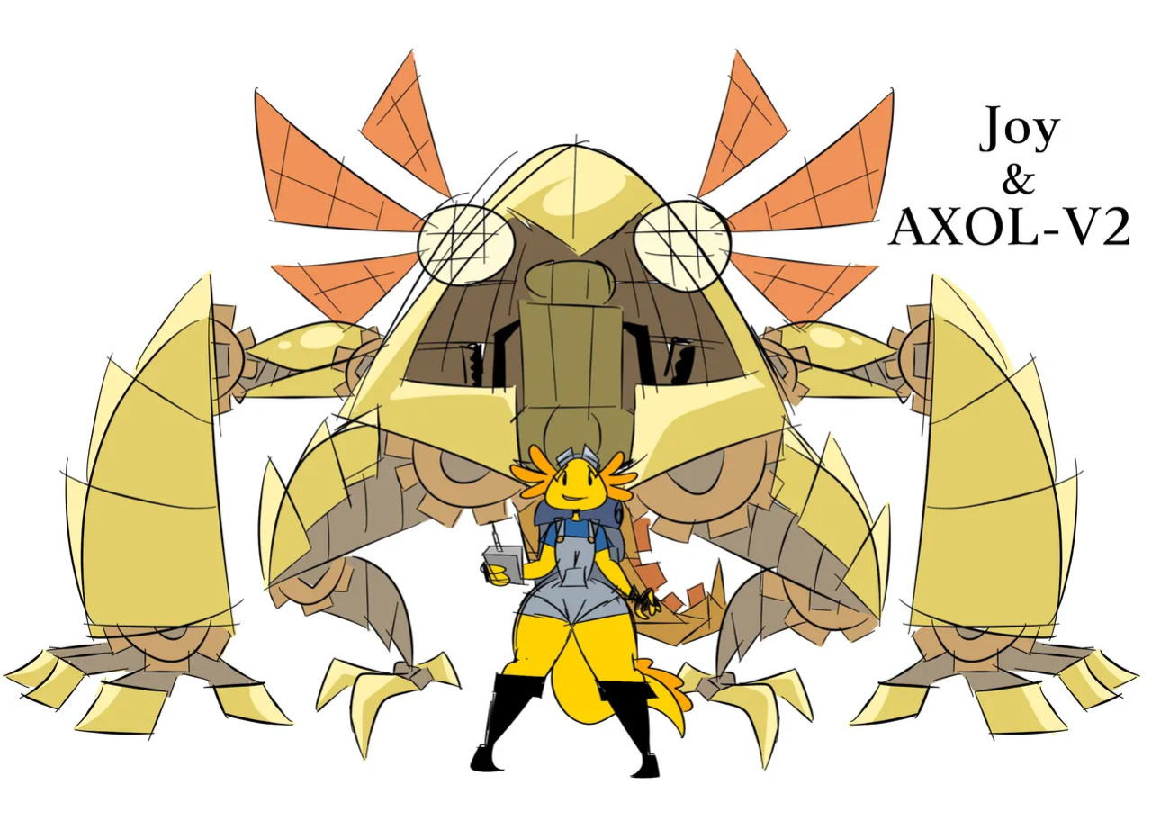 [MojoMontebon] Joy the Axolotl (MojoMontebon OC)