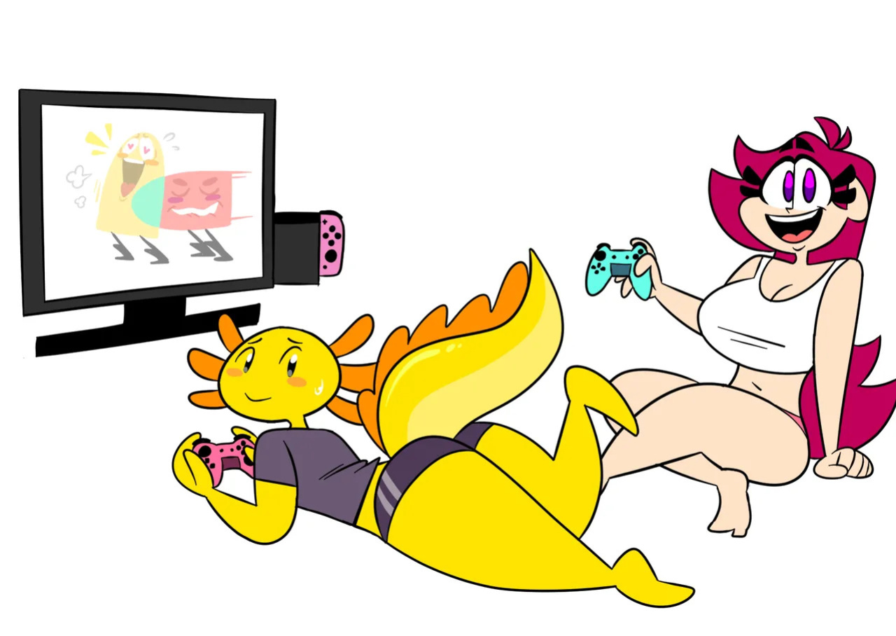 [MojoMontebon] Joy the Axolotl (MojoMontebon OC)