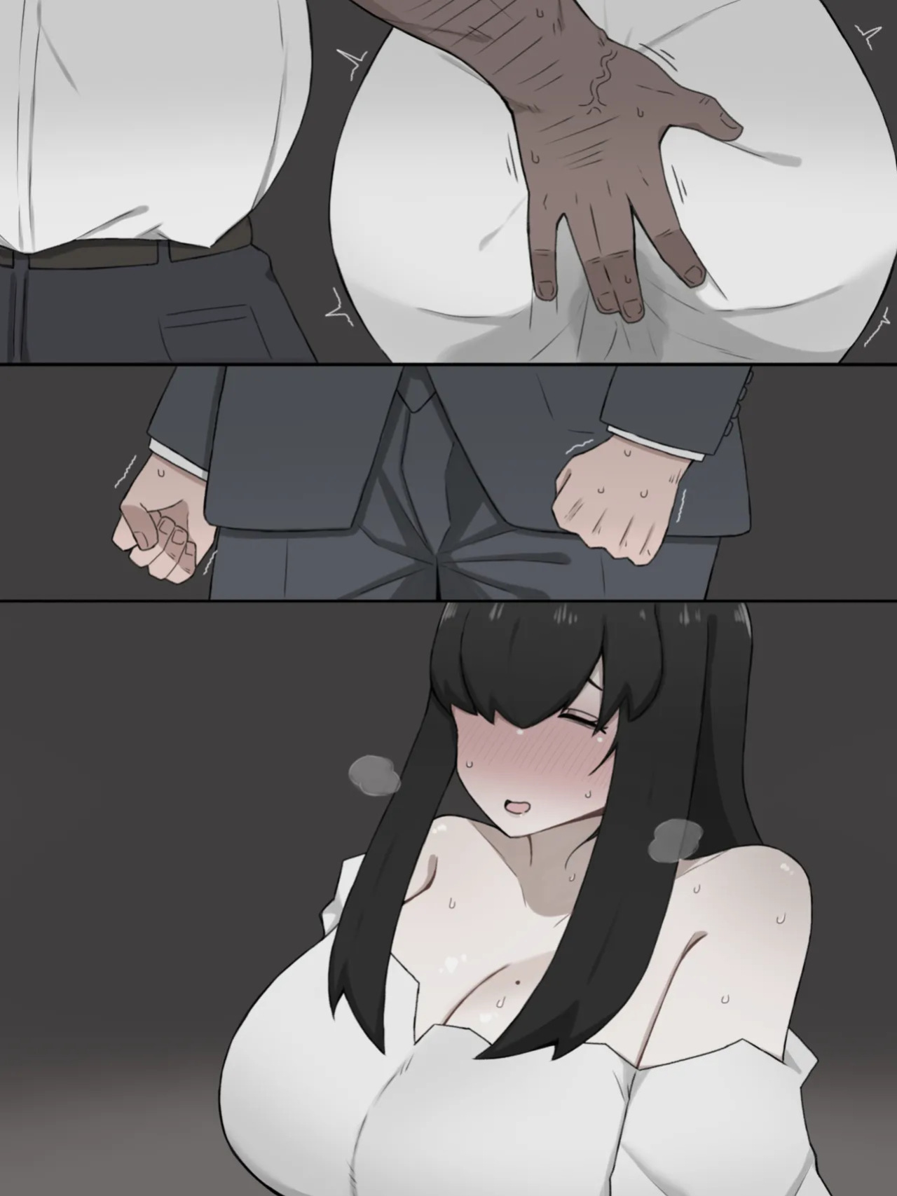 [やせい生はむ] The Ghost of a Married Woman Gets Cuckolded