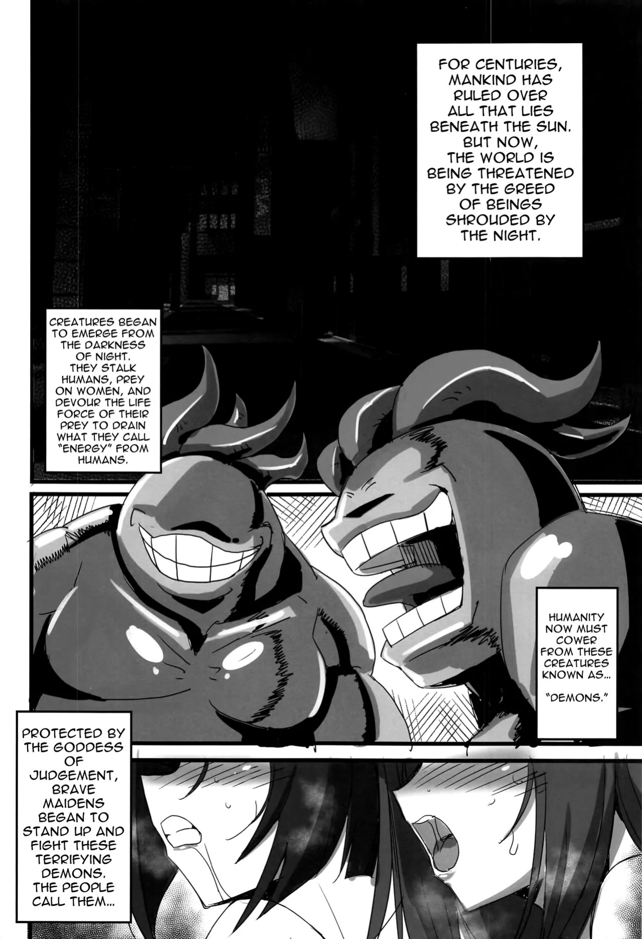 (C100) [Transistor Baby (Hata)] The Sacred Maiden of Judgment Astrea ~Holy Maiden Defeated by Demon Anal Torture and Energy Drain~ [English]