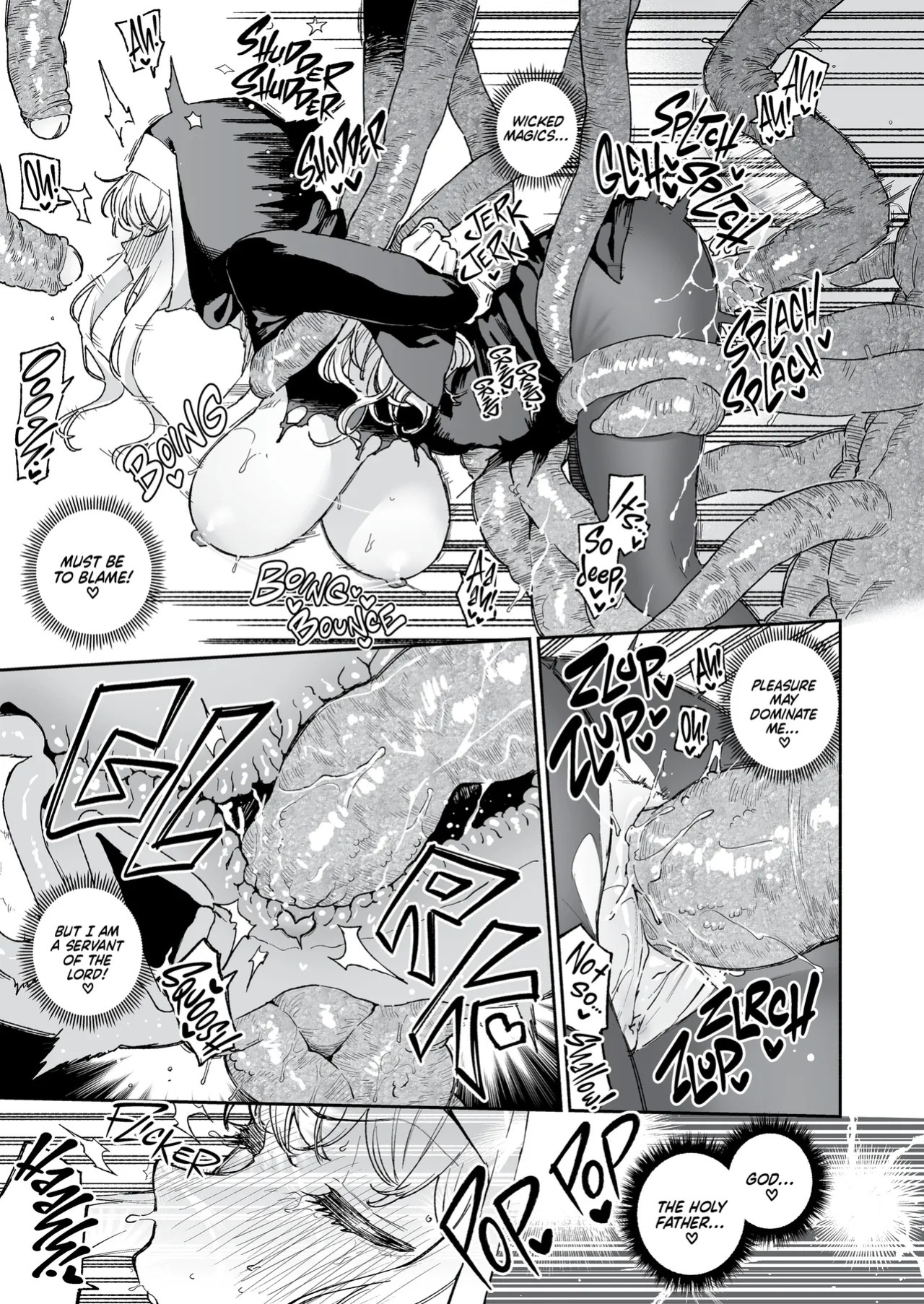 [Haraheridou (Herio)] Sister Marguerite no Jyunan | The Passion of Sister Margaret [English] [J18] [Decensored] [Digital]