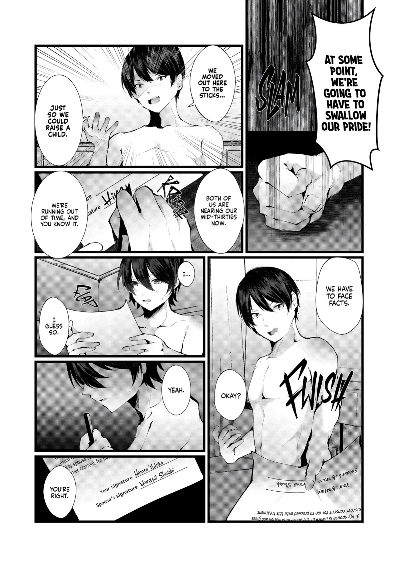 [FZ: (Fujisaki Fujiko)] Kakkou no Rakuin ~Ninkatsu Kyonyuu Hitozuma ga Biyaku Jirashi Massage ni Kokomo mo Karada mo Ochiru made~ | The Mark of the Cuckoo [English] [J18] [Decensored] [Digital]