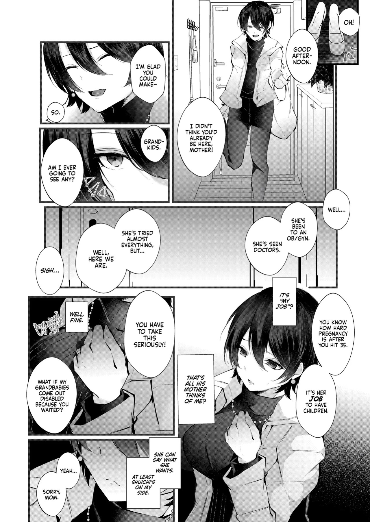 [FZ: (Fujisaki Fujiko)] Kakkou no Rakuin ~Ninkatsu Kyonyuu Hitozuma ga Biyaku Jirashi Massage ni Kokomo mo Karada mo Ochiru made~ | The Mark of the Cuckoo [English] [J18] [Decensored] [Digital]