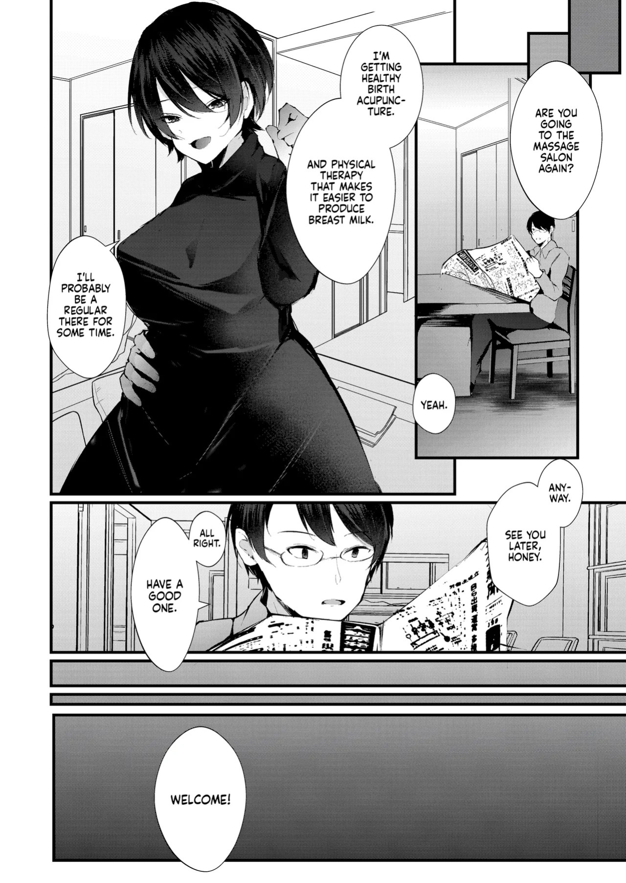 [FZ: (Fujisaki Fujiko)] Kakkou no Rakuin ~Ninkatsu Kyonyuu Hitozuma ga Biyaku Jirashi Massage ni Kokomo mo Karada mo Ochiru made~ | The Mark of the Cuckoo [English] [J18] [Decensored] [Digital]