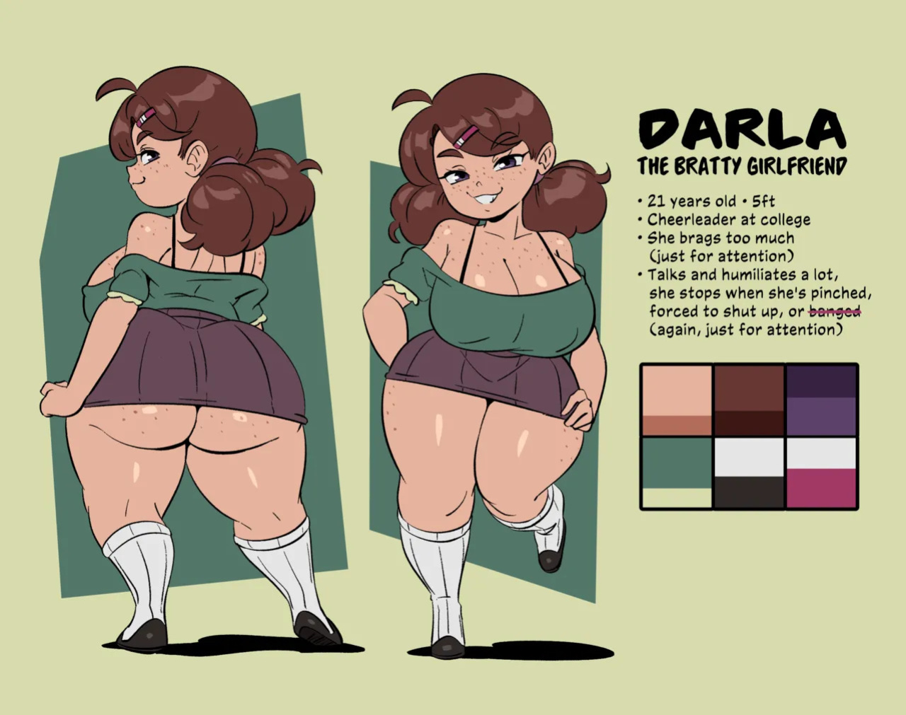 [JoaoPereiraCriacoes] Darla the Bratty Girlfriend (OC)