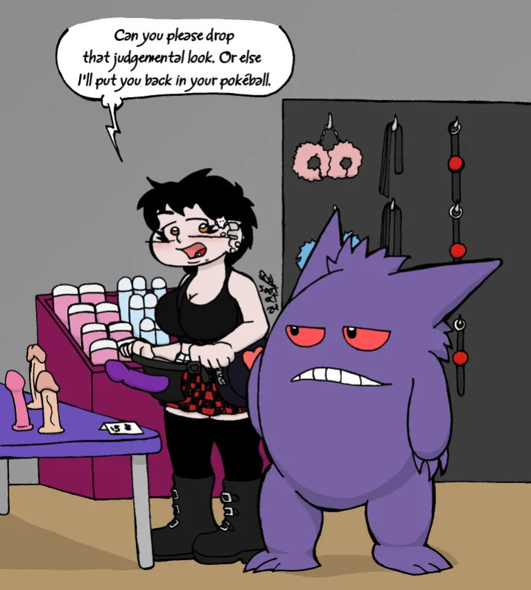 A femdom on her Pokemon journey.