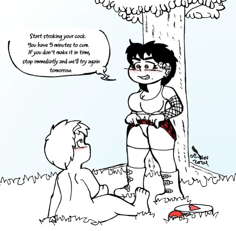 A femdom on her Pokemon journey.