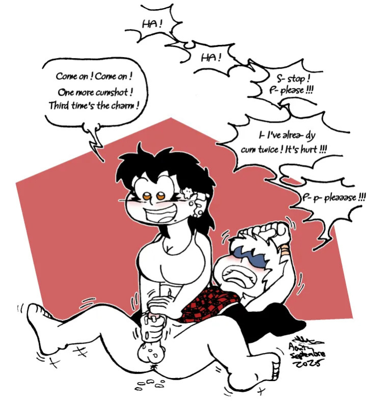 A femdom on her Pokemon journey.