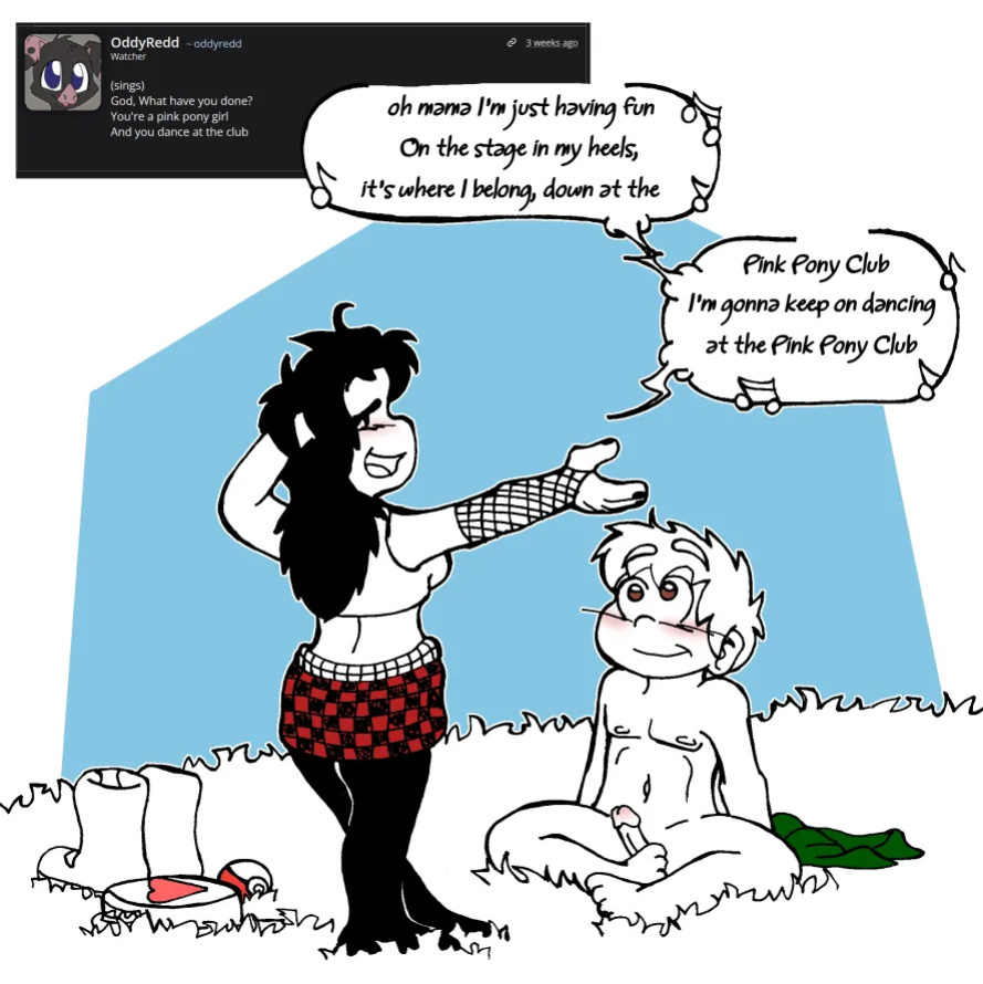 A femdom on her Pokemon journey.