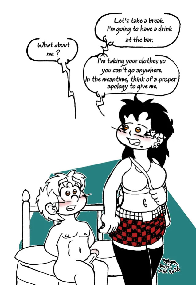 A femdom on her Pokemon journey.