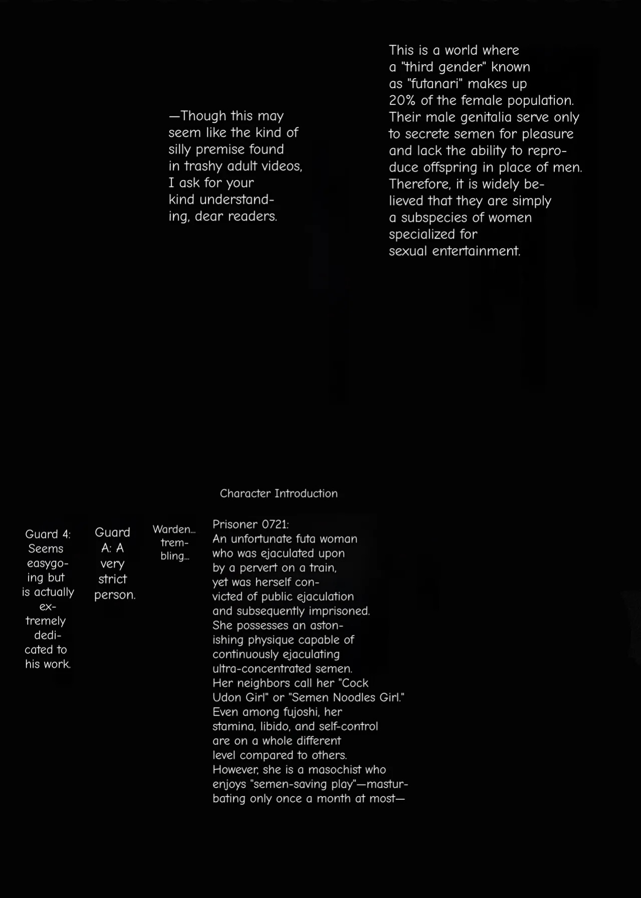 Sperm Prison 2: Futanari Training and Masturbation Instruction